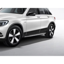 KIT DE ESTRIBOS, DE EFECTO ALUMINIO CON TACOS DE GOMA, MERCEDES BENZ GLC 300 CHASIS 253